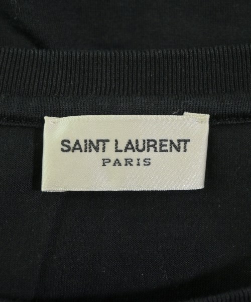 SAINT LAURENT PARIS（サンローランパリ）Tシャツ・カットソー 黒 サイズ:XS レディース/2200653411118