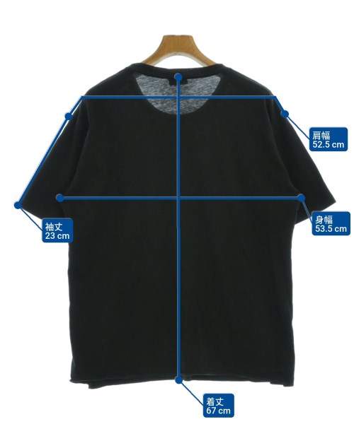 SAINT LAURENT PARIS（サンローランパリ）Tシャツ・カットソー 黒 サイズ:M メンズ/2200653512075