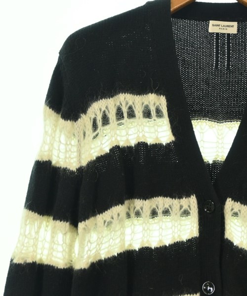 SAINT LAURENT PARIS（サンローランパリ）カーディガン 白 サイズ:XS レディース/2200702042041