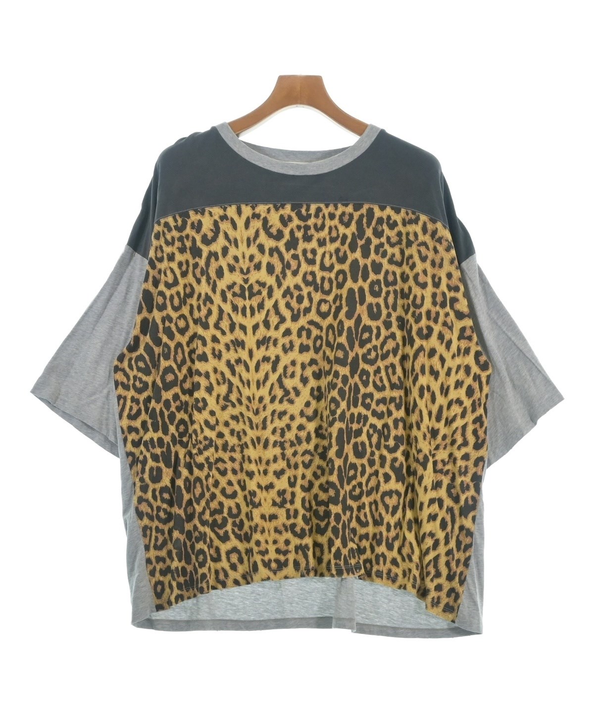 SAINT LAURENT PARIS 七分袖カットソー SAINT LAURENT PARIS（サンローランパリ）Tシャツ・カットソー グレー