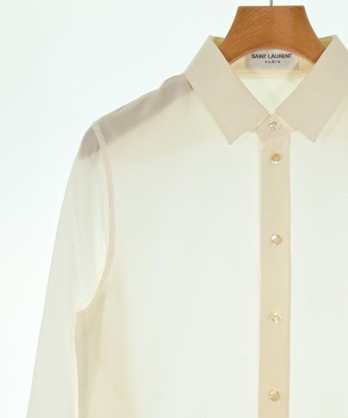 SAINT LAURENT PARIS（サンローランパリ）ドレスシャツ 白 サイズ:34(XS位) レディース/2200702421099