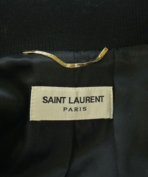 SAINT LAURENT PARIS（サンローランパリ）スタジャン 黒 サイズ:36(XS位) レディース/2200702461033