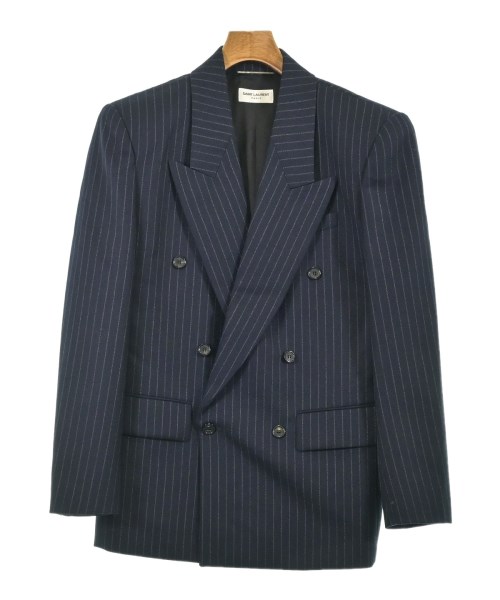 SAINT LAURENT PARIS(サンローランパリ)テーラードジャケット 紺 サイズ:46(M位)/2200700894208