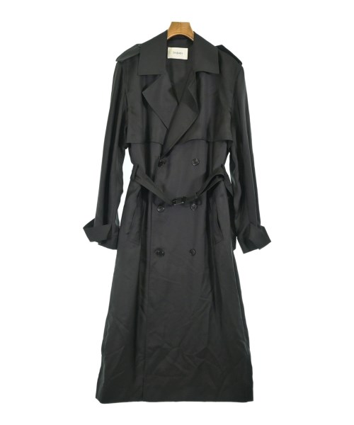 SAINT LAURENT PARIS(サンローランパリ)トレンチコート 黒 サイズ:46(M位)/2200700894222