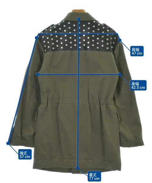 SAINT LAURENT PARIS（サンローランパリ）その他 カーキ サイズ:34(XXS位) レディース/2200702713019