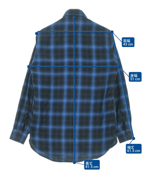 SAINT LAURENT PARIS（サンローランパリ）カジュアルシャツ 黒 サイズ:S メンズ/2200699316088
