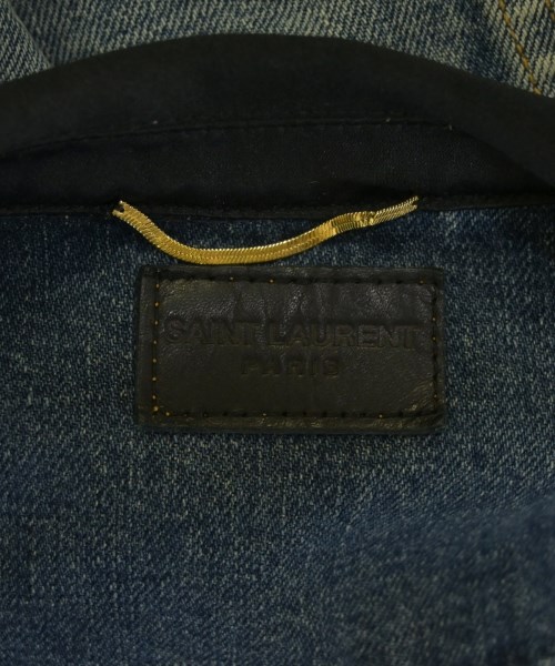 SAINT LAURENT PARIS（サンローランパリ）カジュアルジャケット 青 サイズ:M メンズ/2200703038050