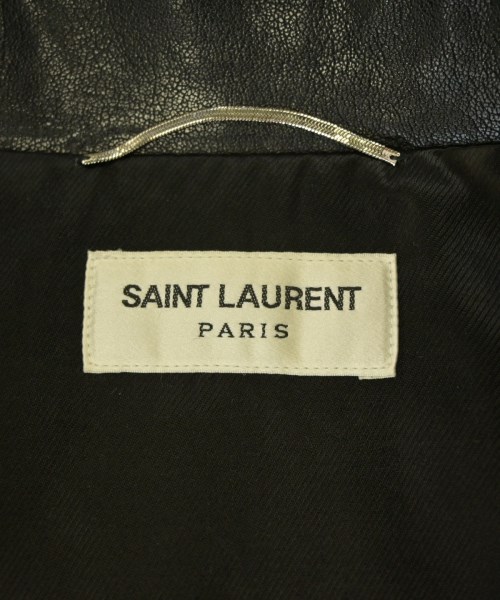 SAINT LAURENT PARIS（サンローランパリ）ライダース 黒 サイズ:50(XL位) メンズ/2200701029012