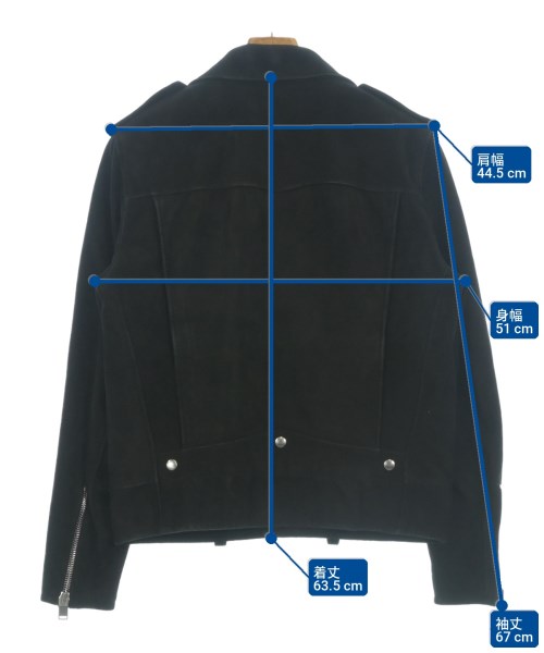 SAINT LAURENT PARIS（サンローランパリ）ライダース 黒 サイズ:52(XXL位) メンズ/2200701029029