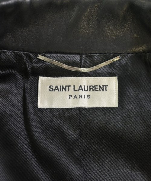 SAINT LAURENT PARIS（サンローランパリ）ライダース 黒 サイズ:52(XXL位) メンズ/2200701029036