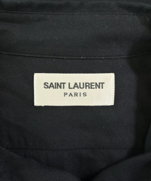 SAINT LAURENT PARIS（サンローランパリ）カジュアルシャツ 黒 サイズ:39(M位) メンズ/2200701029227
