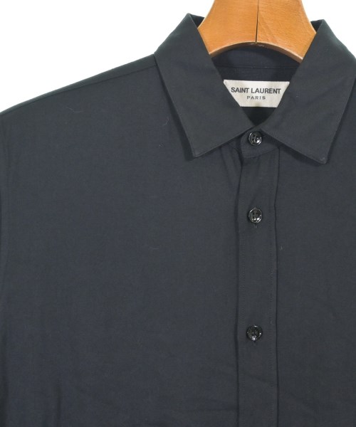 SAINT LAURENT PARIS（サンローランパリ）カジュアルシャツ 黒 サイズ:39(M位) メンズ/2200701029227