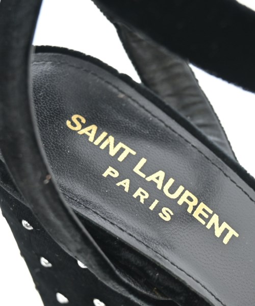 SAINT LAURENT PARIS（サンローランパリ）サンダル 黒 サイズ:EU36 1/2(23cm位) レディース/2200703491114