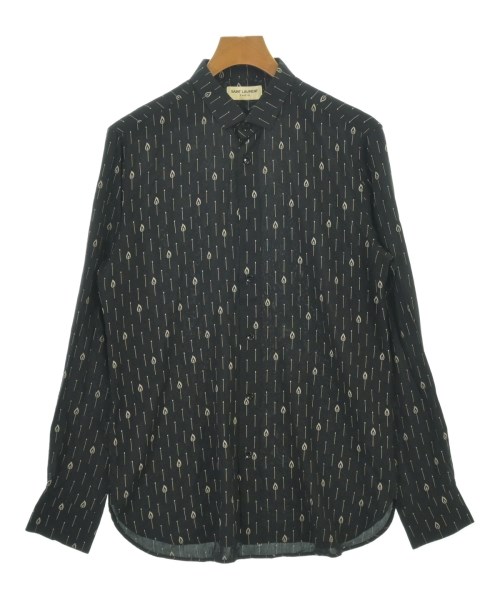 SAINT LAURENT PARIS(サンローランパリ)カジュアルシャツ 黒 サイズ:39(S位)/2200704304024