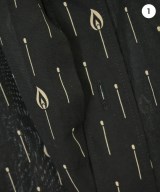 SAINT LAURENT PARIS（サンローランパリ）カジュアルシャツ 黒 サイズ:39(S位) メンズ/2200704304024
