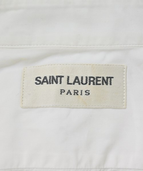 SAINT LAURENT PARIS（サンローランパリ）カジュアルシャツ 白 サイズ:38(S位) メンズ/2200704897014