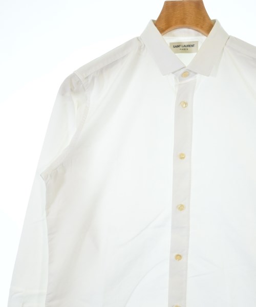 SAINT LAURENT PARIS（サンローランパリ）カジュアルシャツ 白 サイズ:38(S位) メンズ/2200704897014