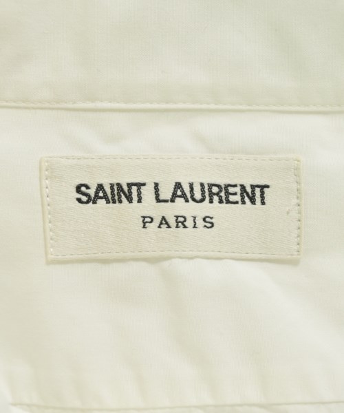SAINT LAURENT PARIS（サンローランパリ）カジュアルシャツ 白 サイズ:37(XS位) メンズ/2200704152113