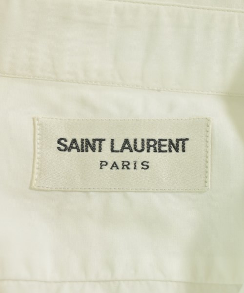 SAINT LAURENT PARIS（サンローランパリ）カジュアルシャツ 白 サイズ:37(XS位) メンズ/2200704152120