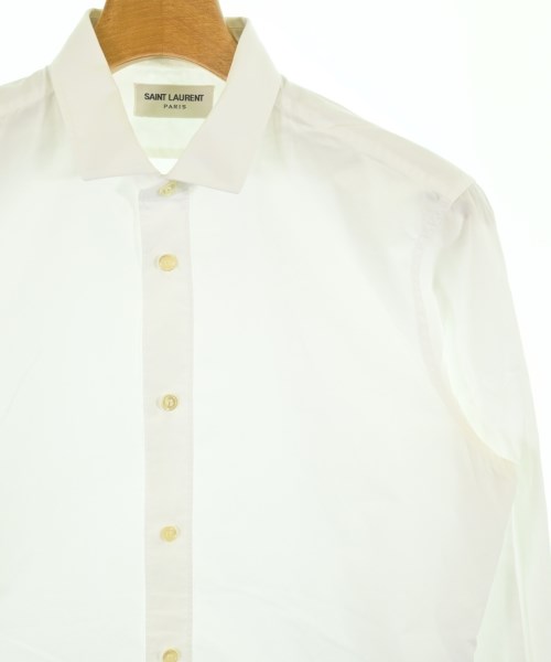 SAINT LAURENT PARIS（サンローランパリ）カジュアルシャツ 白 サイズ:37(XS位) メンズ/2200704152120