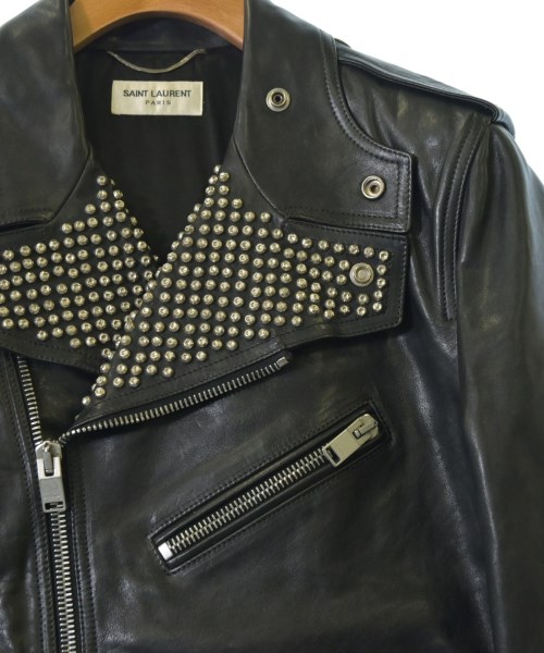 SAINT LAURENT PARIS（サンローランパリ）ライダース 黒 サイズ:46(M位) メンズ/2200706987010