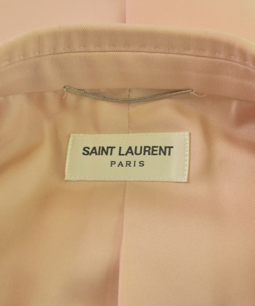 SAINT LAURENT PARIS（サンローランパリ）テーラードジャケット ピンク サイズ:48(L位) メンズ/2200707006055