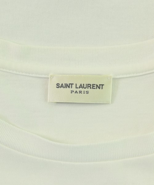 SAINT LAURENT PARIS（サンローランパリ）Tシャツ・カットソー 白 サイズ:M メンズ/2200707094014