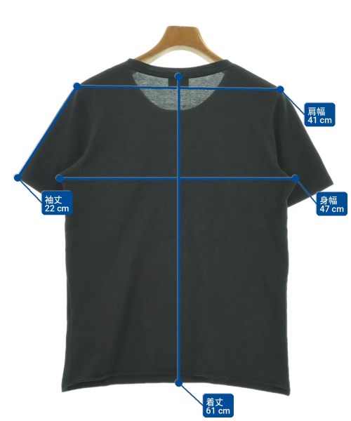 SAINT LAURENT PARIS（サンローランパリ）Tシャツ・カットソー 黒 サイズ:S メンズ/2200707094021