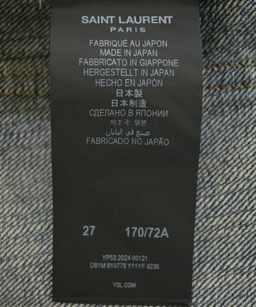 SAINT LAURENT PARIS（サンローランパリ）デニムパンツ 青 サイズ:27(XS位) メンズ/2200707524023