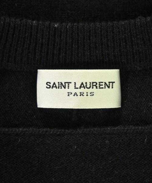 SAINT LAURENT PARIS（サンローランパリ）ニット・セーター 黒 サイズ:-(S位) メンズ/2200707753089