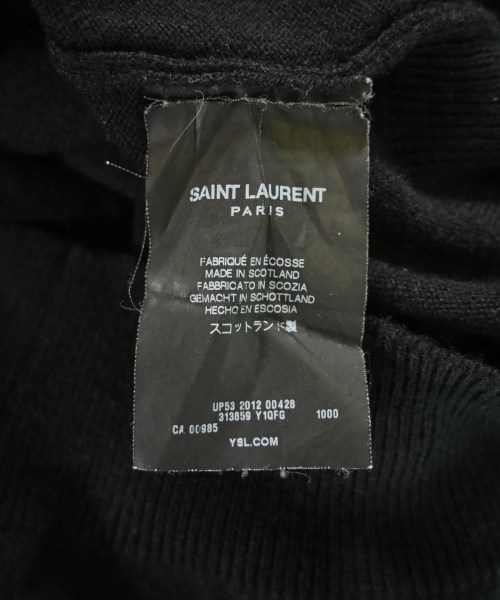 SAINT LAURENT PARIS（サンローランパリ）ニット・セーター 黒 サイズ:-(S位) メンズ/2200707753089
