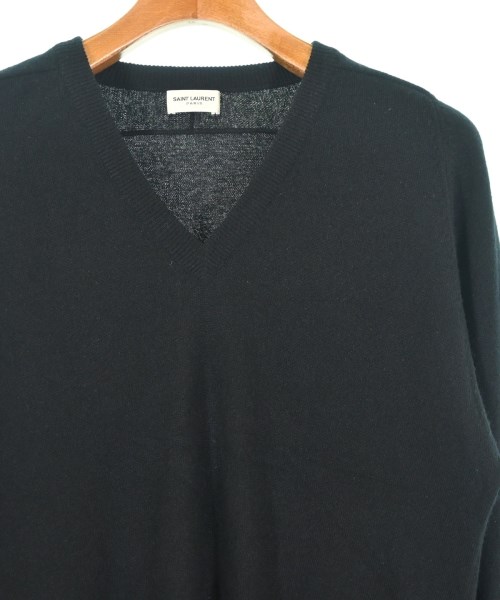 SAINT LAURENT PARIS（サンローランパリ）ニット・セーター 黒 サイズ:-(S位) メンズ/2200707753089