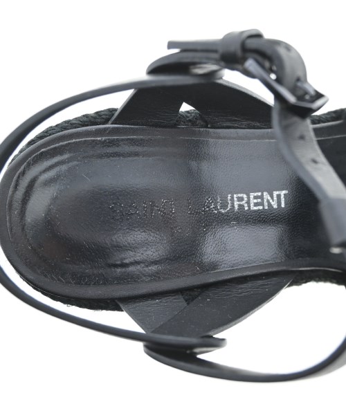 SAINT LAURENT PARIS（サンローランパリ）サンダル 黒 サイズ:EU34 1/2(21cm位) レディース/2200706522068