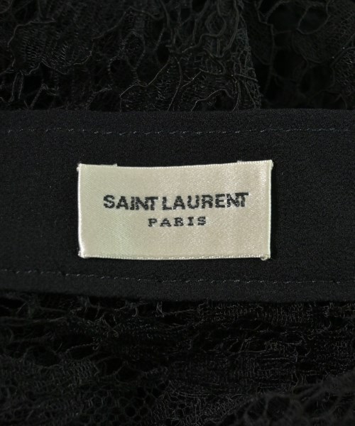 SAINT LAURENT PARIS（サンローランパリ）カジュアルシャツ 黒 サイズ:38(S位) レディース/2200707138046