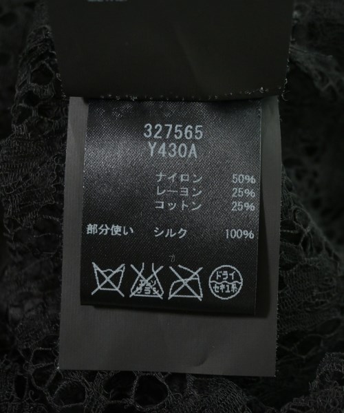 SAINT LAURENT PARIS（サンローランパリ）カジュアルシャツ 黒 サイズ:38(S位) レディース/2200707138046