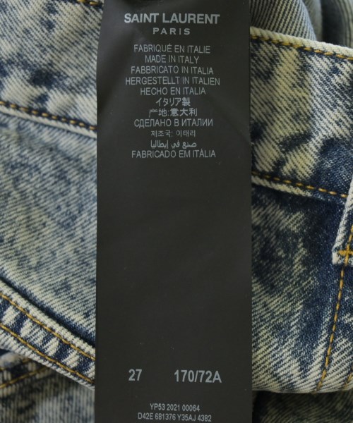 SAINT LAURENT PARIS（サンローランパリ）デニムパンツ 青 サイズ:30(M位) メンズ/2200708926550