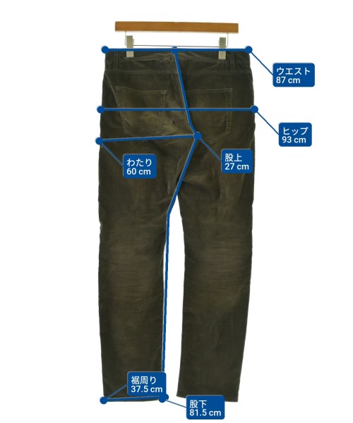 SAINT LAURENT PARIS（サンローランパリ）その他 カーキ サイズ:31(M位) メンズ/2200662626022