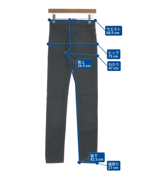 SAINT LAURENT PARIS（サンローランパリ）デニムパンツ 黒 サイズ:27(XS位) メンズ/2200663889105