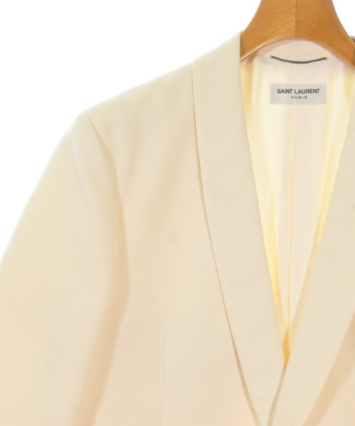 SAINT LAURENT PARIS（サンローランパリ）テーラードジャケット 白 サイズ:48(L位) メンズ/2200660299013