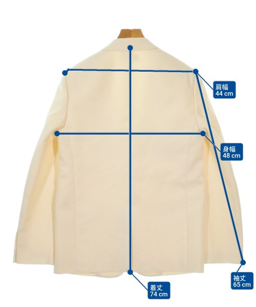 SAINT LAURENT PARIS（サンローランパリ）テーラードジャケット 白 サイズ:48(L位) メンズ/2200660299013