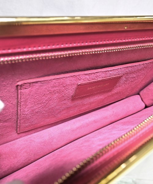 SAINT LAURENT PARIS（サンローランパリ）クラッチバッグ ピンク サイズ:- レディース/2200664129187