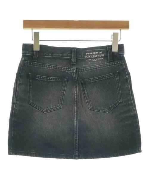 SAINT LAURENT PARIS（サンローランパリ）ミニスカート 黒 サイズ:25(S位) レディース/2200664714062