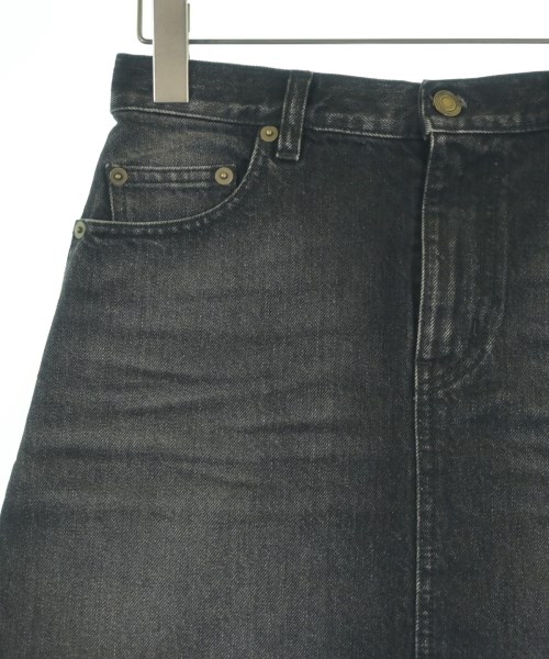 SAINT LAURENT PARIS（サンローランパリ）ミニスカート 黒 サイズ:25(S位) レディース/2200664714062