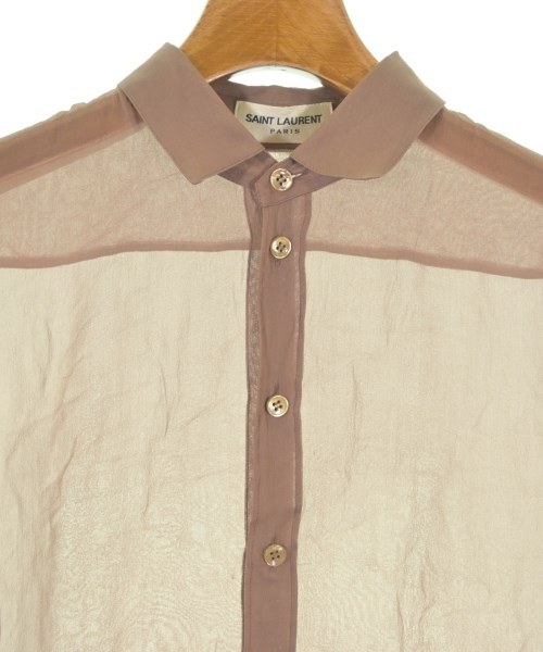SAINT LAURENT PARIS（サンローランパリ）カジュアルシャツ ピンク サイズ:-(M位) レディース/2200664714086