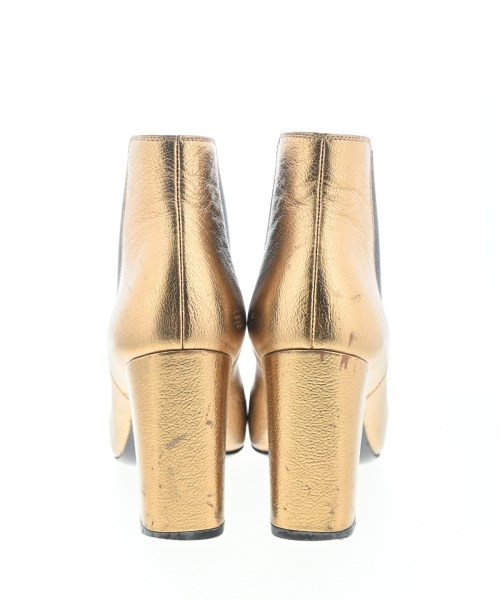 SAINT LAURENT PARIS（サンローランパリ）ブーツ ゴールド サイズ:36(22.5cm位) レディース/2200653423333