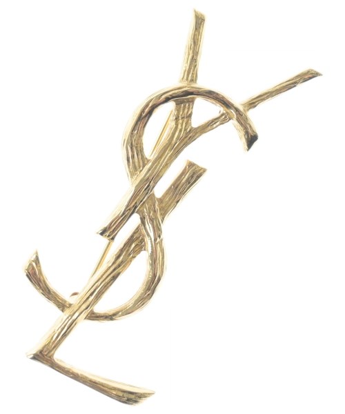 SAINT LAURENT PARIS(サンローランパリ)ブローチ・コサージュ ゴールド サイズ:-/2200665354076