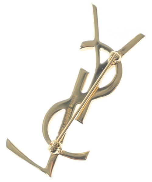 SAINT LAURENT PARIS（サンローランパリ）ブローチ・コサージュ ゴールド サイズ:- レディース/2200665354076