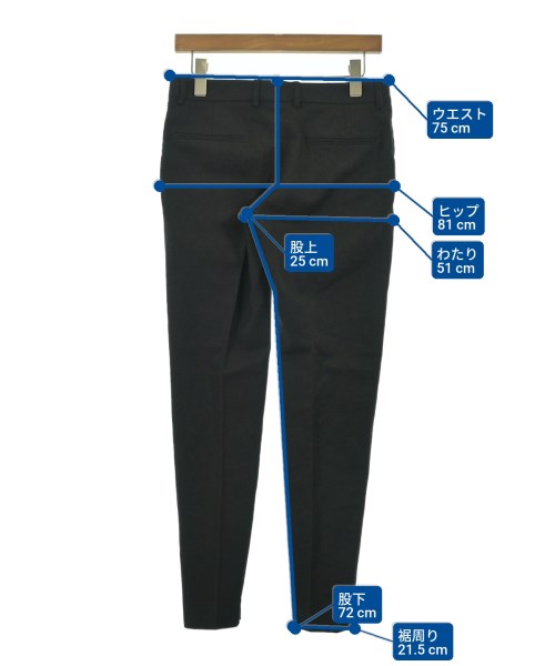 SAINT LAURENT PARIS（サンローランパリ）スラックス 黒 サイズ:36(S位) レディース/2200665578038