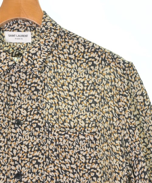 SAINT LAURENT PARIS（サンローランパリ）カジュアルシャツ 黒 サイズ:39(M位) メンズ/2200665818196