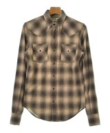 SAINT LAURENT PARIS（サンローランパリ）カジュアルシャツ 茶 サイズ:XS メンズ/2200663113040